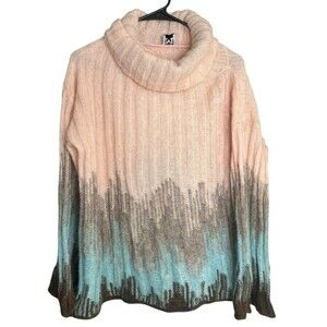Vintage M Missoni Women’s Light Sweater Wool Blend, Sz 44 IT/ 8 US Italy Zig Zag
